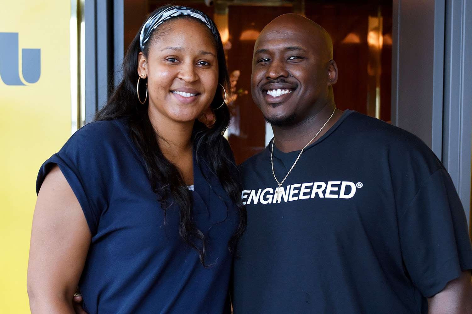Maya Moore and her husband