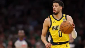 Pacers guard Tyrese Haliburton