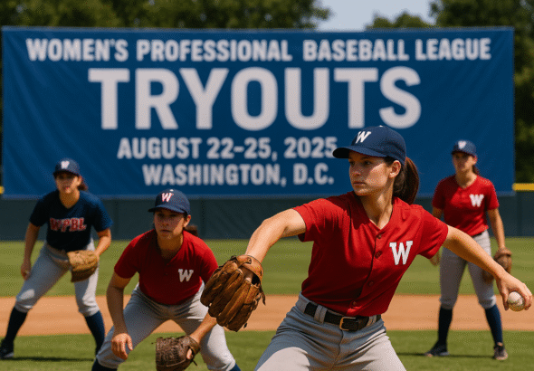 Women's Baseball Tryouts in Washington, D.C.