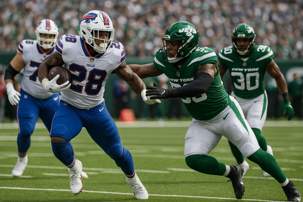 Buffalo Bills vs. New York Jets Action